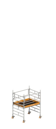 Layher Fahrgerüst Uni Kompakt P2 Gerüsthöhe=2,43m #1405001